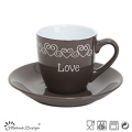 Sweet Lover Gift 3oz Cups and Saucers